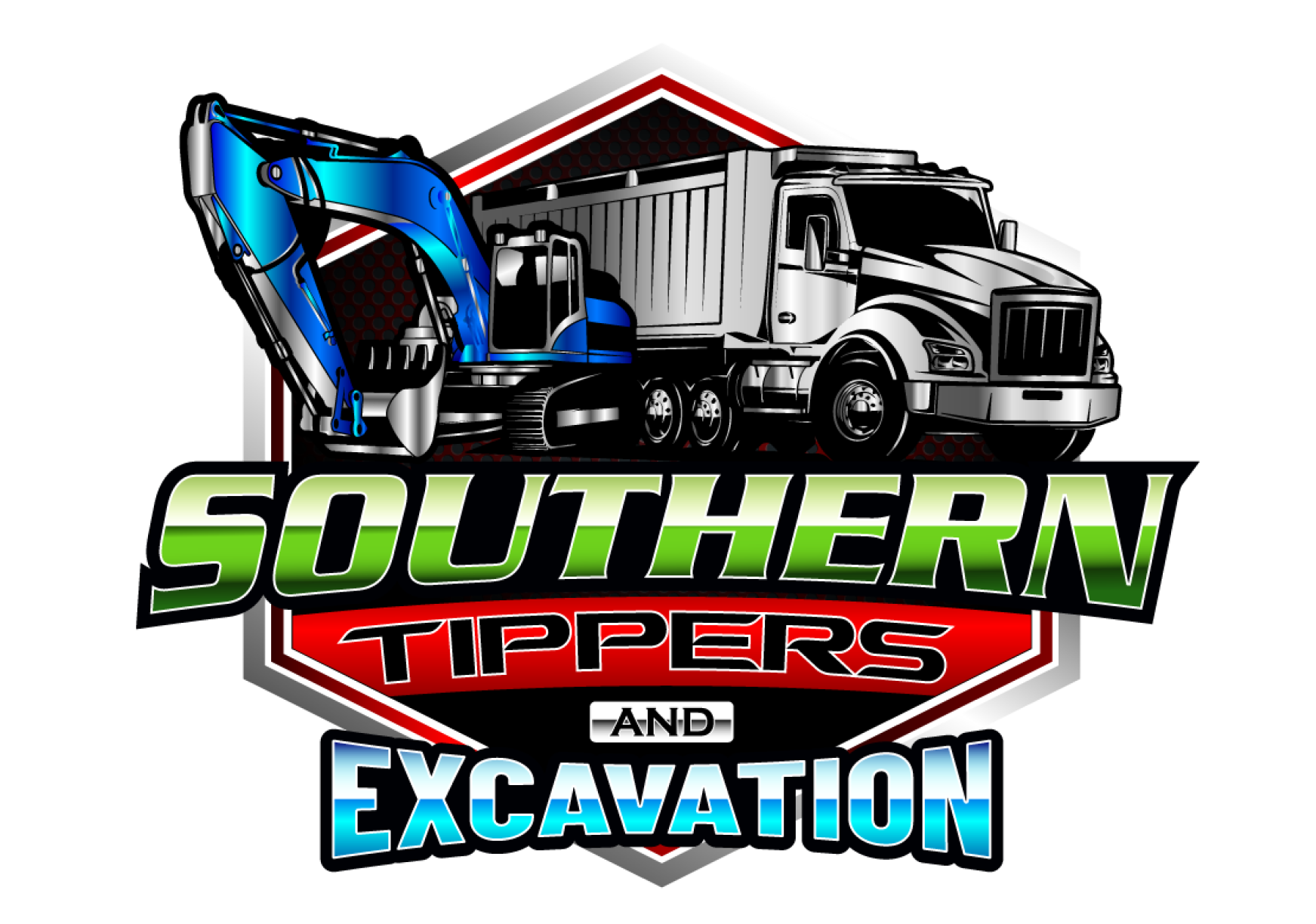 Logo of Southern tippers excavtion and demolition, servicing wollongong, Illawarra and south coast.